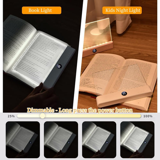 LED Book Light – Gentle Reading Light for Night & Travel